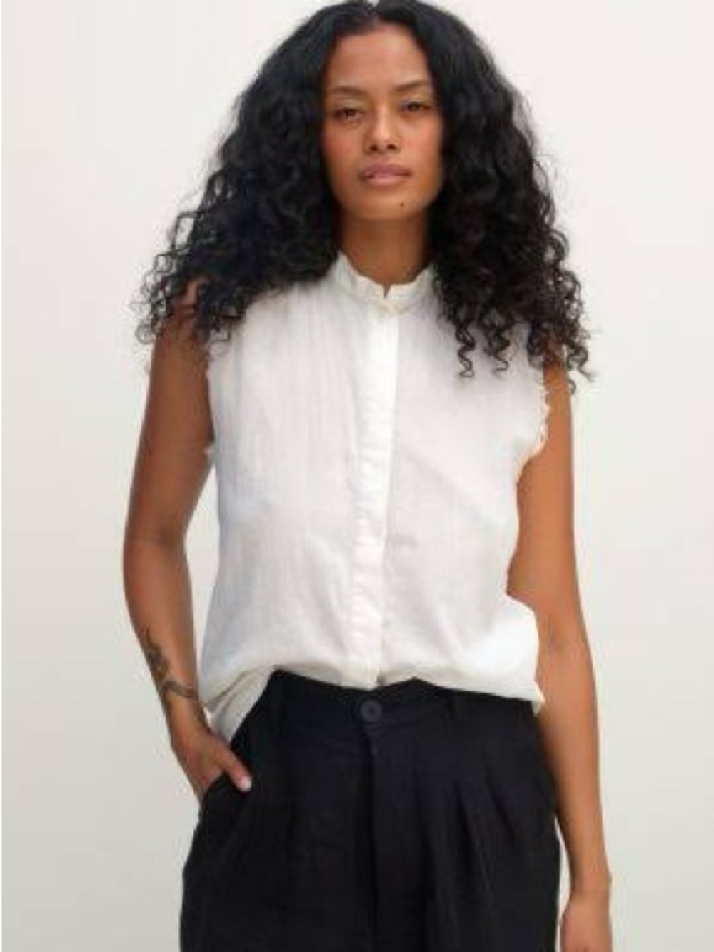 JESSE KAMM Drifter sleeveless blouse - S
